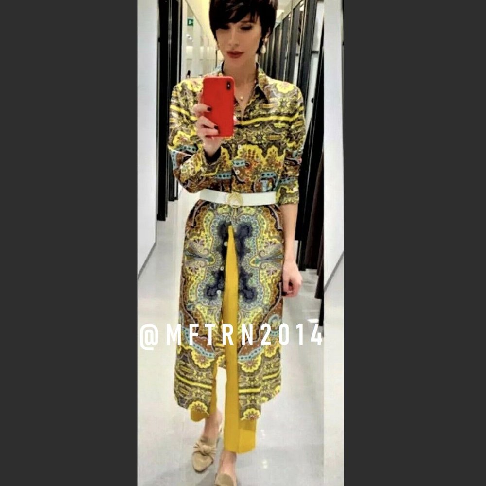 ZARA Printed Tunic with Long Sleeves* - Picture 10 of 16